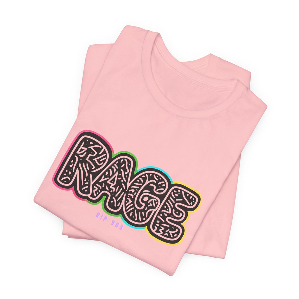 RAGE Graffiti Tee — Colorful Street Art Graphic T-Shirt