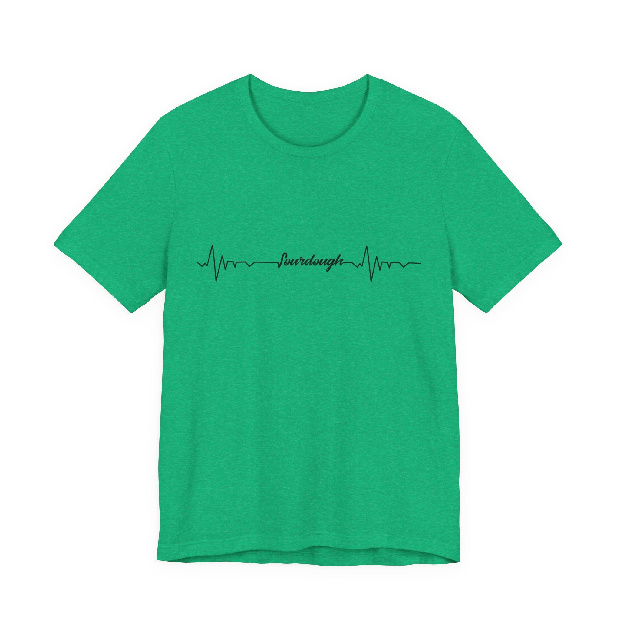 Heartbeat Serif Tee — "someday" Minimal EKG Graphic T-Shirt